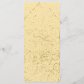 Programma voor noodlottige en legante bruiloft programmakaart (Achterkant)