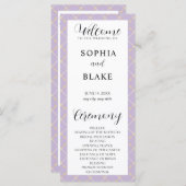 Programma voor Paarse, gele en witte weddenschappe (Voorkant / Achterkant)