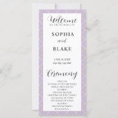 Programma voor Paarse, gele en witte weddenschappe (Voorkant)