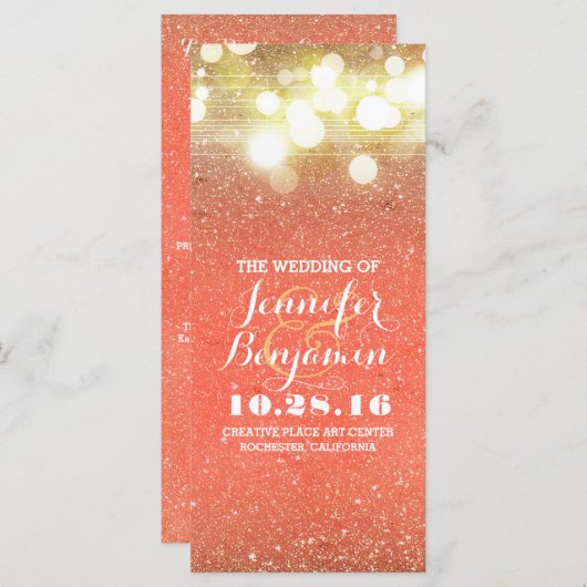 programma voor perzik- en goudkoornalampen programmakaart (Voorkant / Achterkant)