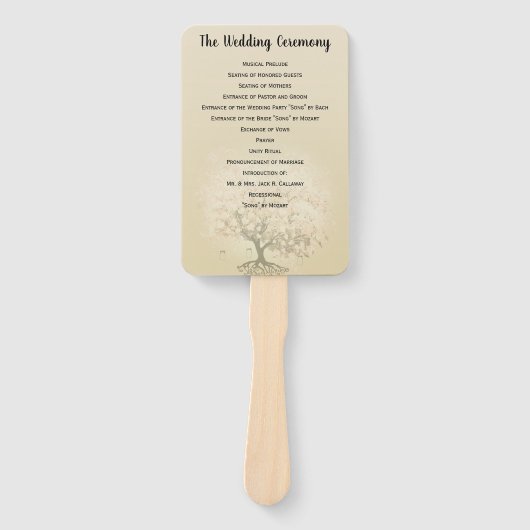 Programma voor rimpelriffelriet handwaaier (Voorkant)