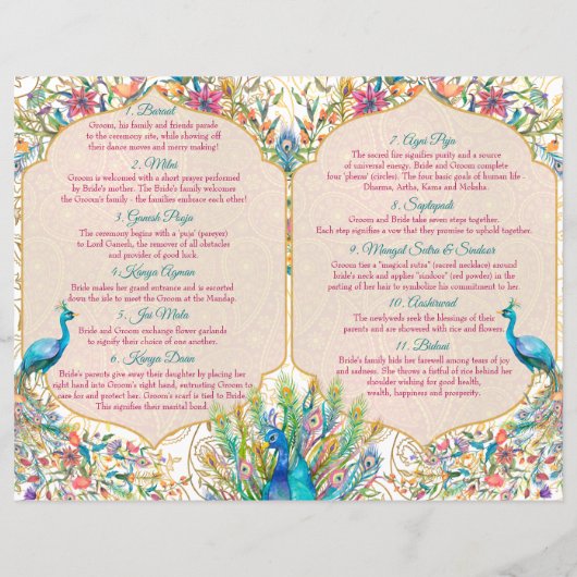 Programma voor rituelen met betrekking tot het huw (Achterkant)