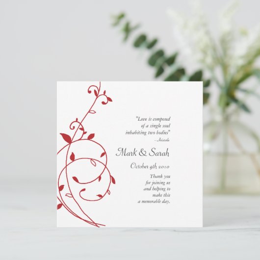 Programma voor rode weddenschappen bij wijndruiven programmakaart (Staand voorkant)