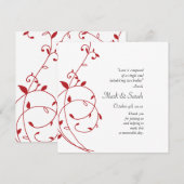 Programma voor rode weddenschappen bij wijndruiven programmakaart (Voorkant / Achterkant)