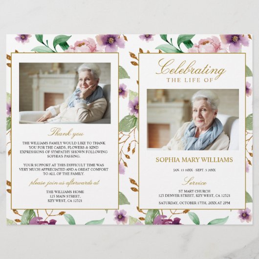 Programma voor roze en Paarse begrafenissen | Dien (Voorkant)