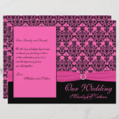 Programma voor roze en zwarte dunningen (Voorkant / Achterkant)