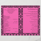 Programma voor roze en zwarte dunningen (Achterkant)