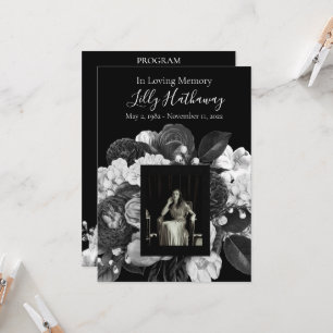 Programma voor schuurfoto's van zwarte en witte fl