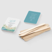 Programma voor Tropisch-Blauwsweddenschap Handwaaier (Niet-gemonteerd)