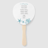 Programma voor Tropisch Koraalhuwelijk Handwaaier (Achterkant)