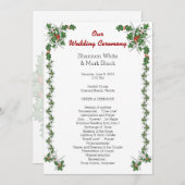 Programma voor Tropische kerstweddenschappen Starf Programmakaart (Voorkant / Achterkant)