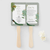  programma voor tropische weddenschappen bij de Pe Handwaaier (Voorkant en achterkant)