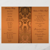 Programma voor weddenschappen met koper en bruin D (Achterkant)