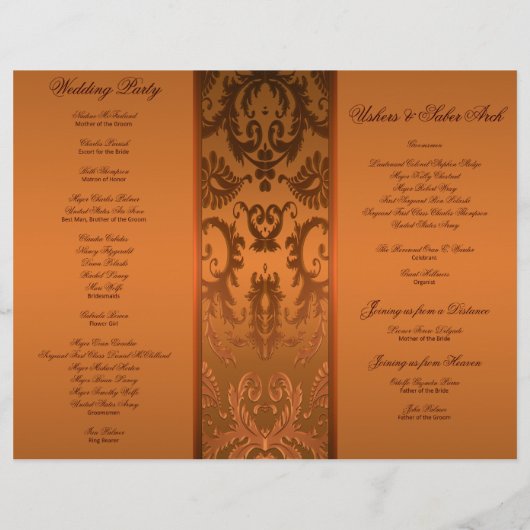 Programma voor weddenschappen met koper en bruin D (Achterkant)