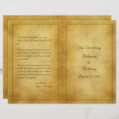 programma voor weduwschappen met ouderdomsoppas (Voorkant / Achterkant)