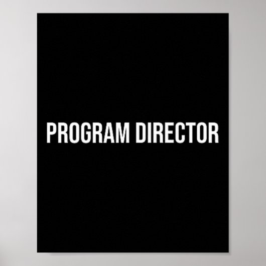 Programmadirecteur Geestelijke Gezondheid  Poster (Voorkant)