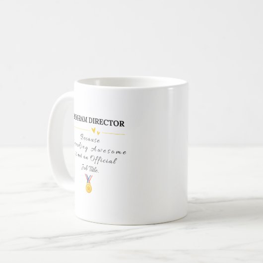 Programmaleider Koffiemok (Voorkant links)