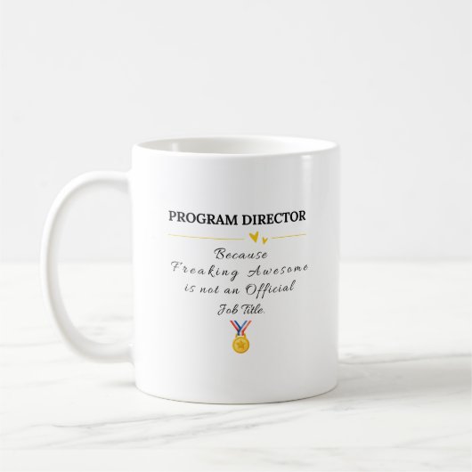 Programmaleider Koffiemok (Links)