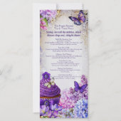 ProgrammaMenu Kaart Tea Party & Dessert Brunch Ins (Achterkant)