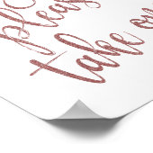 Programma's, neem er alstublieft één Rose Gouden G Poster (Hoek)