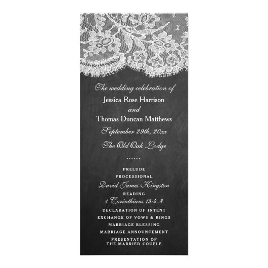 Programma's van het Collectie Chalkboard en Lace W (Voorkant)