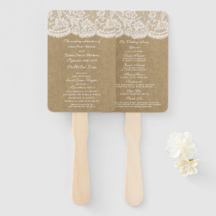 Programma's van het Collectie Kraft & Lace Wedding Handwaaier