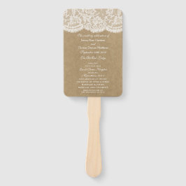 Programma's van het Collectie Kraft & Lace Wedding Handwaaier