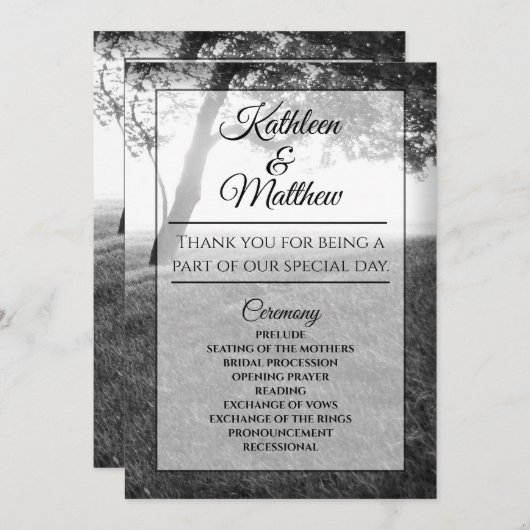 Programma's voor buitenshuis Shade Black & White W (Voorkant / Achterkant)