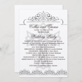 Programma's voor grensoverschrijdende bruiloft (Voorkant / Achterkant)