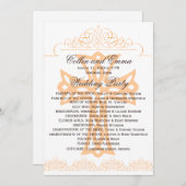 Programma's voor grensoverschrijdende bruiloft (Voorkant / Achterkant)