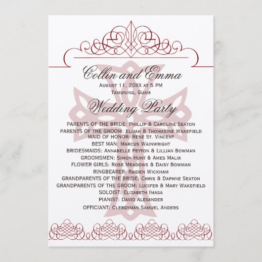 Programma's voor grensoverschrijdende bruiloft (Voorkant)