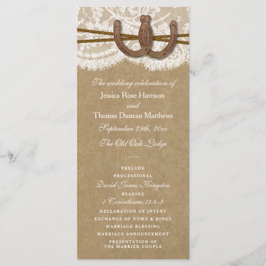 Programma's voor het Collectie Kraft, Lace en Hoef (Voorkant)