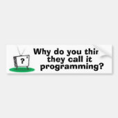 Programmeer bumpersticker (Voorkant)