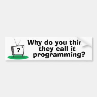 Programmeer bumpersticker
