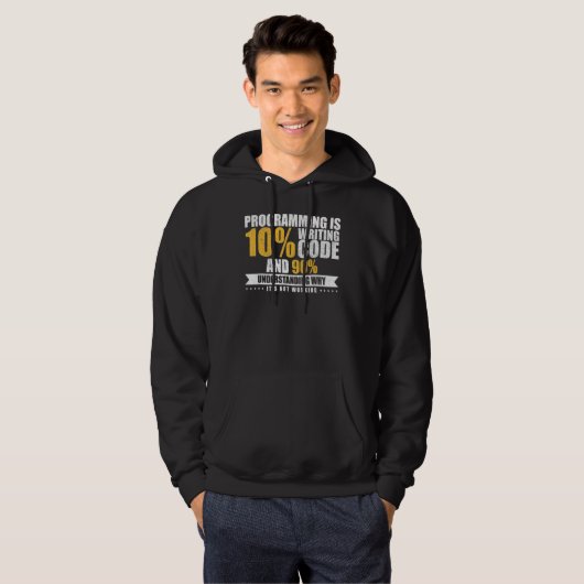 Programmeer Citaat Het Tech Programmeur Software O Hoodie (Voorkant volledig)