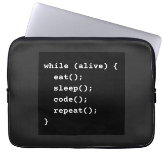 Programmeer Levenscyclus Lus (while lus) Laptop Sleeve