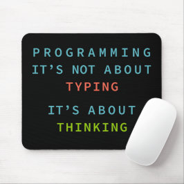 Programmeer Mentaliteit Citaat voor Codeurs & Ontw Muismat
