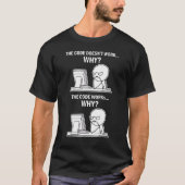 Programmeer Shirt Coderen De Code Werkt Niet Waaro (Voorkant)