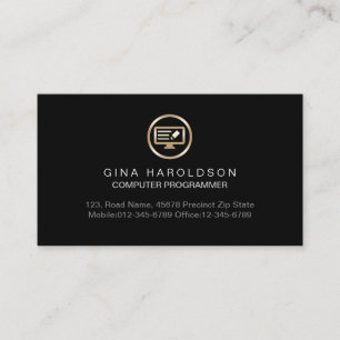 Programmeercodercomputer - Technisch Visitekaartje