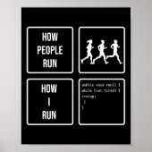 Programmeercodering hoe mensen werken hoe ik werk poster (Voorkant)