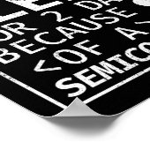 Programmeercodering sliep twee dagen niet omdat poster (Hoek)