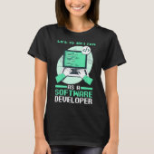 Programmeercoderingsleven is beter als software de t-shirt (Voorkant)