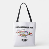 ProgrammeerDNA in de Moleculaire Biologie-Humor Tote Bag (Achterkant)