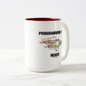 ProgrammeerDNA Inside (DNA-replicatie) Tweekleurige Koffiemok (Voorkant rechts)