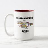 ProgrammeerDNA Inside (DNA-replicatie) Tweekleurige Koffiemok (Links)
