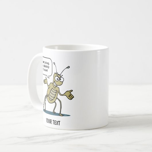 Programmeerfunctie Bug Koffiemok (Voorkant links)