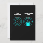 Programmeergebruiker Programmering ontwikkelaarcod Kaart (Voorkant)