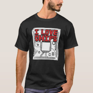 Programmeerkaart voor ontwikkelaars Codering I Lov T-shirt