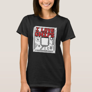 Programmeerkaart voor ontwikkelaars Codering I Lov T-shirt