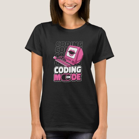 Programmeermodus op programmacode ontwikkelaar Co T-shirt (Voorkant)